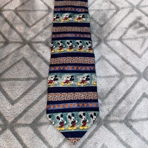 Disney - 💙Mickey Mouse Tie 100% Silk - Walt Disney Co.